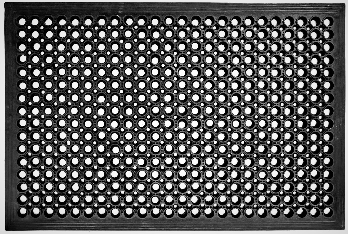 Jet-Line Fußmatte MONA 80x120x1,2 cm schwarz Schuhabstreifer Schmutzmatte Schmutzfänger