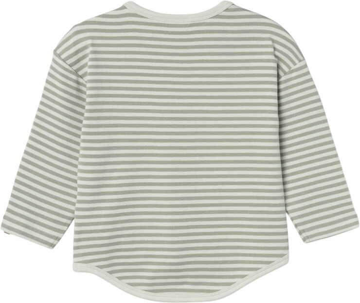 Lil' Atelier NMMGEO ALK LS RLX TOP LIL Green tint