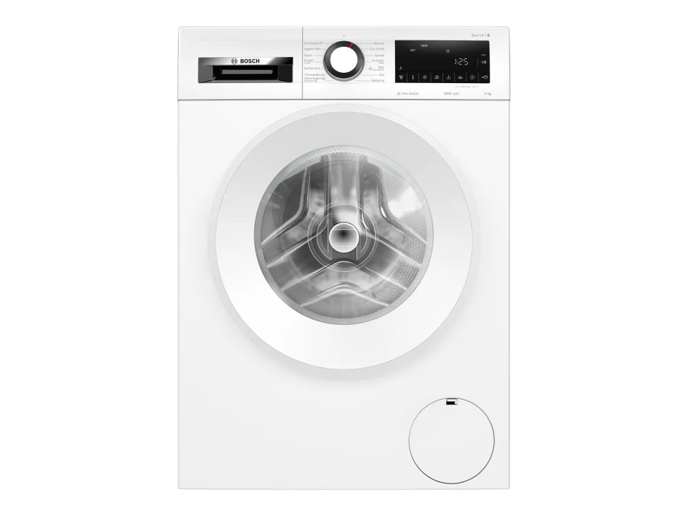 Bosch Serie | 6 WGG246ZLSN - Vaskemaskine - højde: 85 cm - frontbetjening - 70 liter - 9 kg - 1600 rpm - hvid