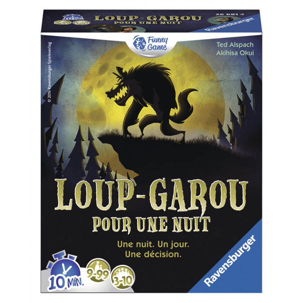 Jeu de cartes Loup Garou pour une nuit