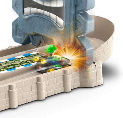 Hot Wheels Mario Kart Thwomp Ruins Track Set