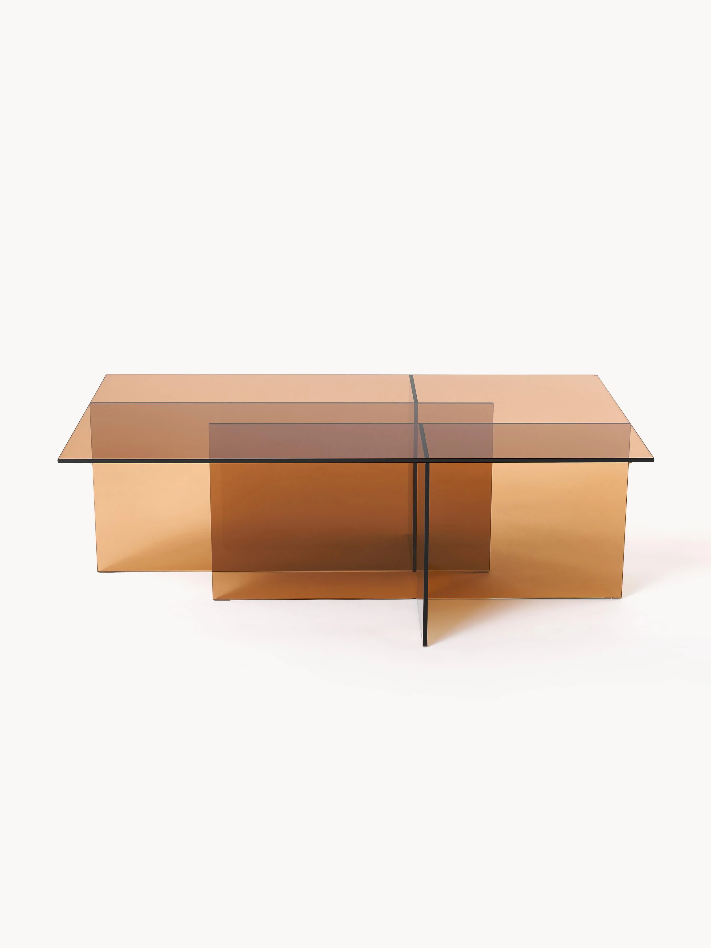 Glazen salontafel Anouk, B 102 cm