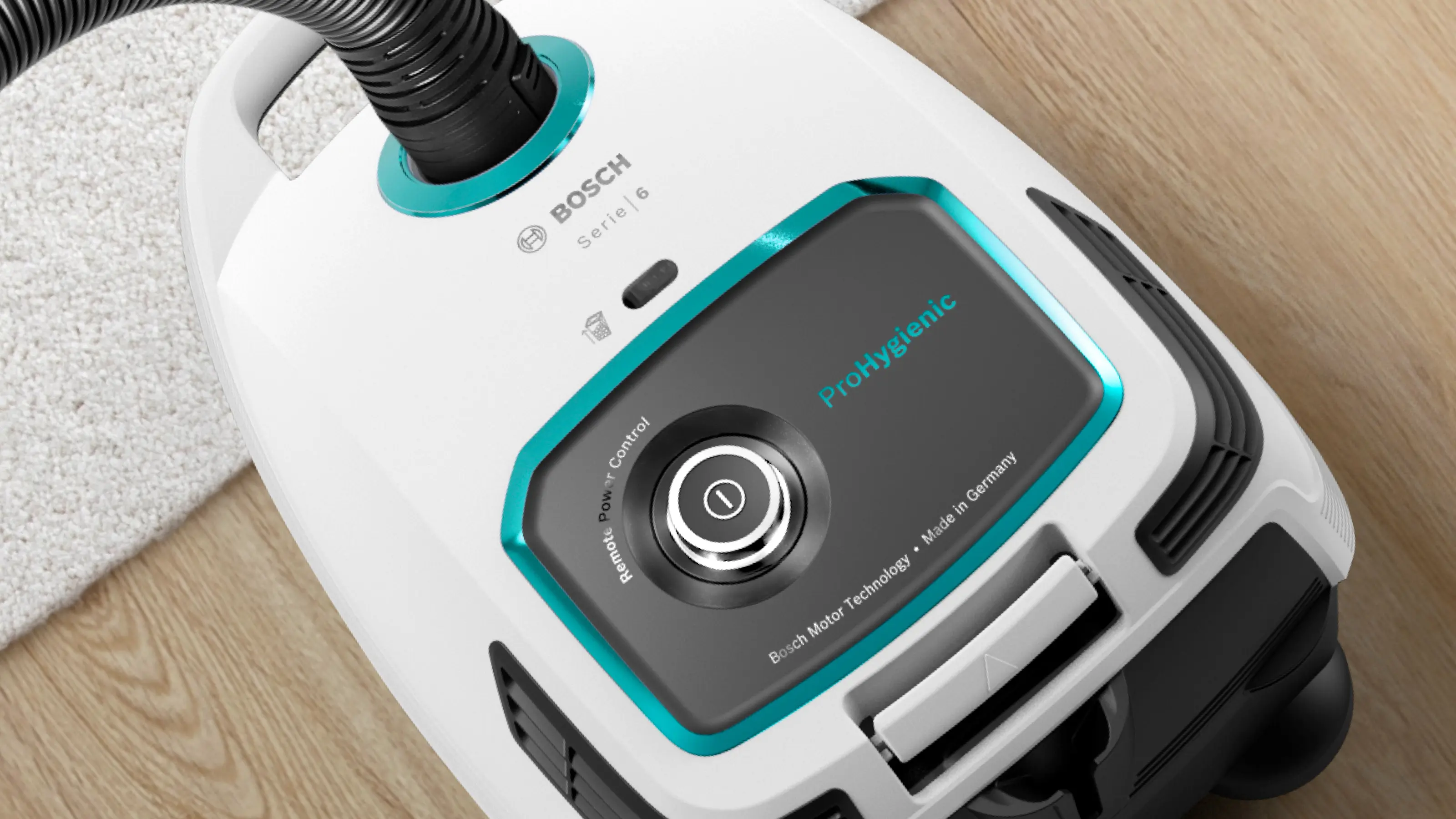 Serie 6 Stofzuiger met zak ProHygienic Wit