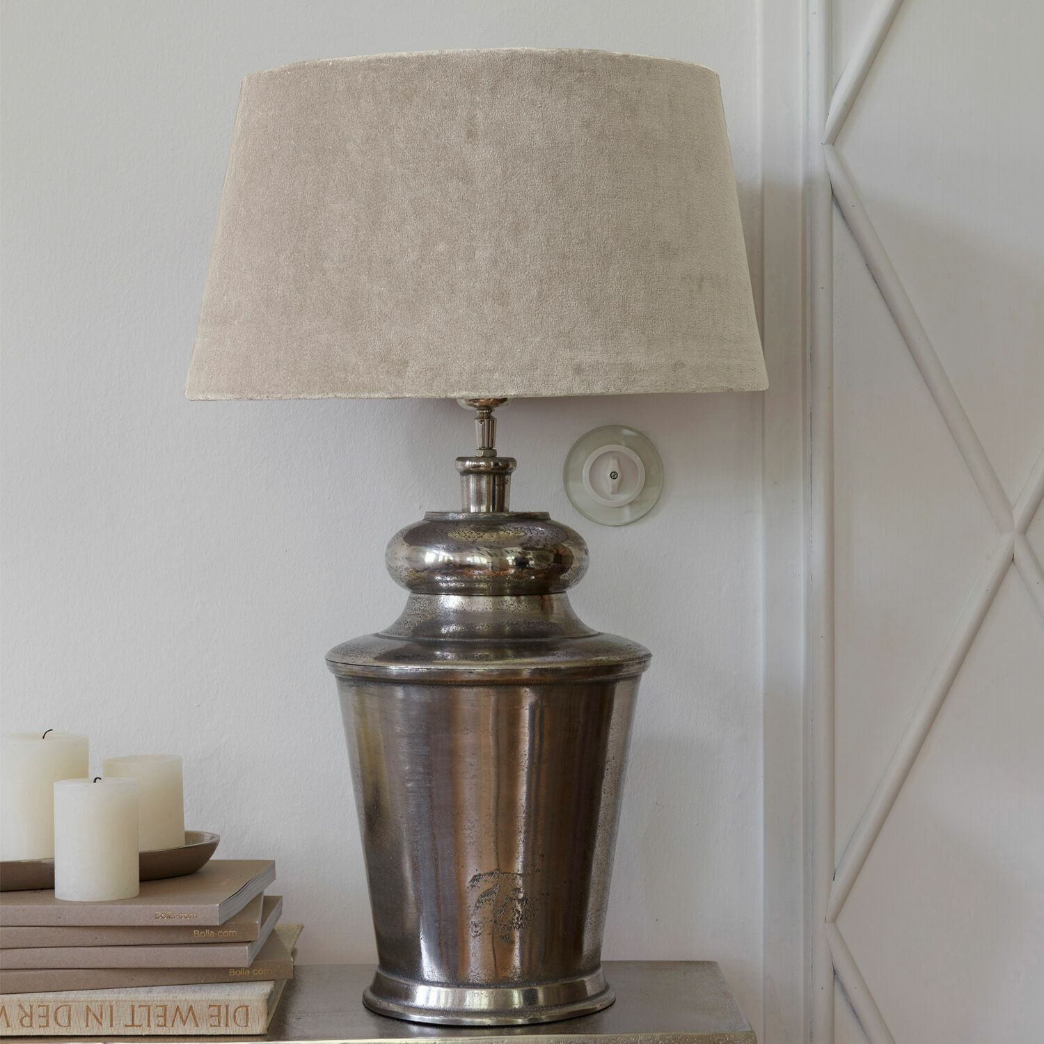 Lampenschirm Boffas beige