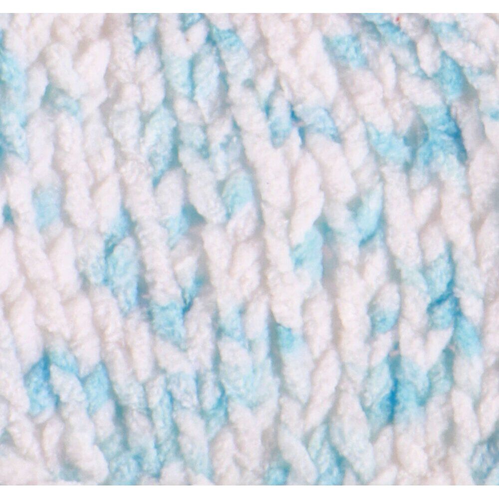 Pelote de fil à tricoter chenille multicolore 100Gr