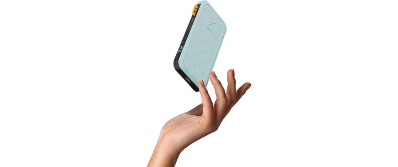 Powerbank FS5102U 10000 mAh, Türkis2x USB-C, 1x USB-A Fuel Series Teal Blue