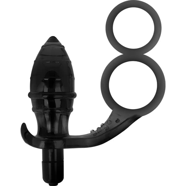 Addicted Toys - Analplugg Med Dobbel Svart Ring
