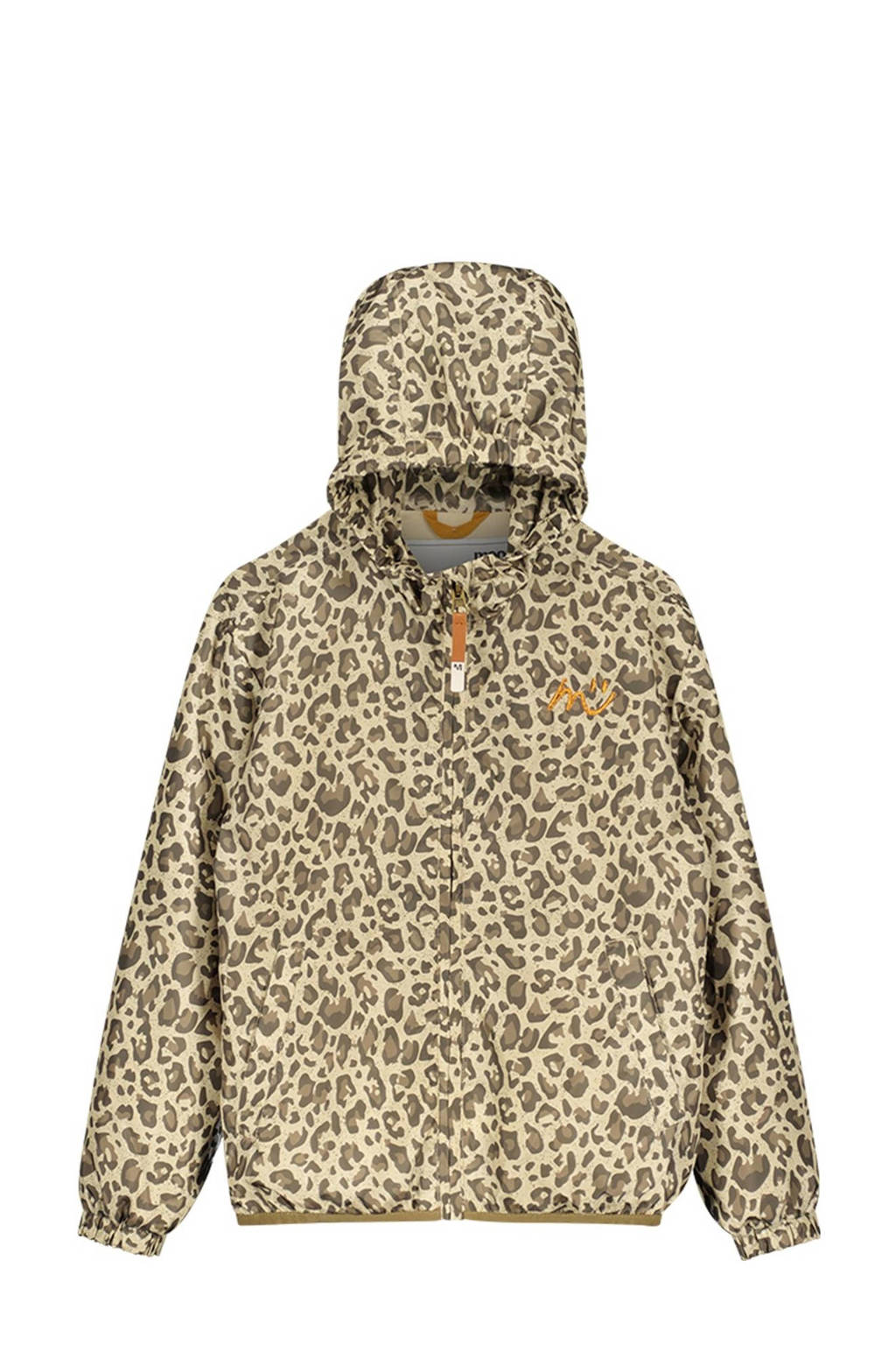 Moodstreet zomerjas met panterprint beige