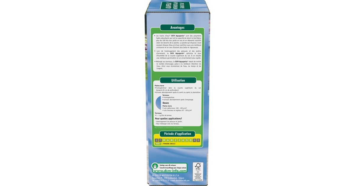 DCMAquaperla - Waterkristallen 1 kg bodemverbeteraar