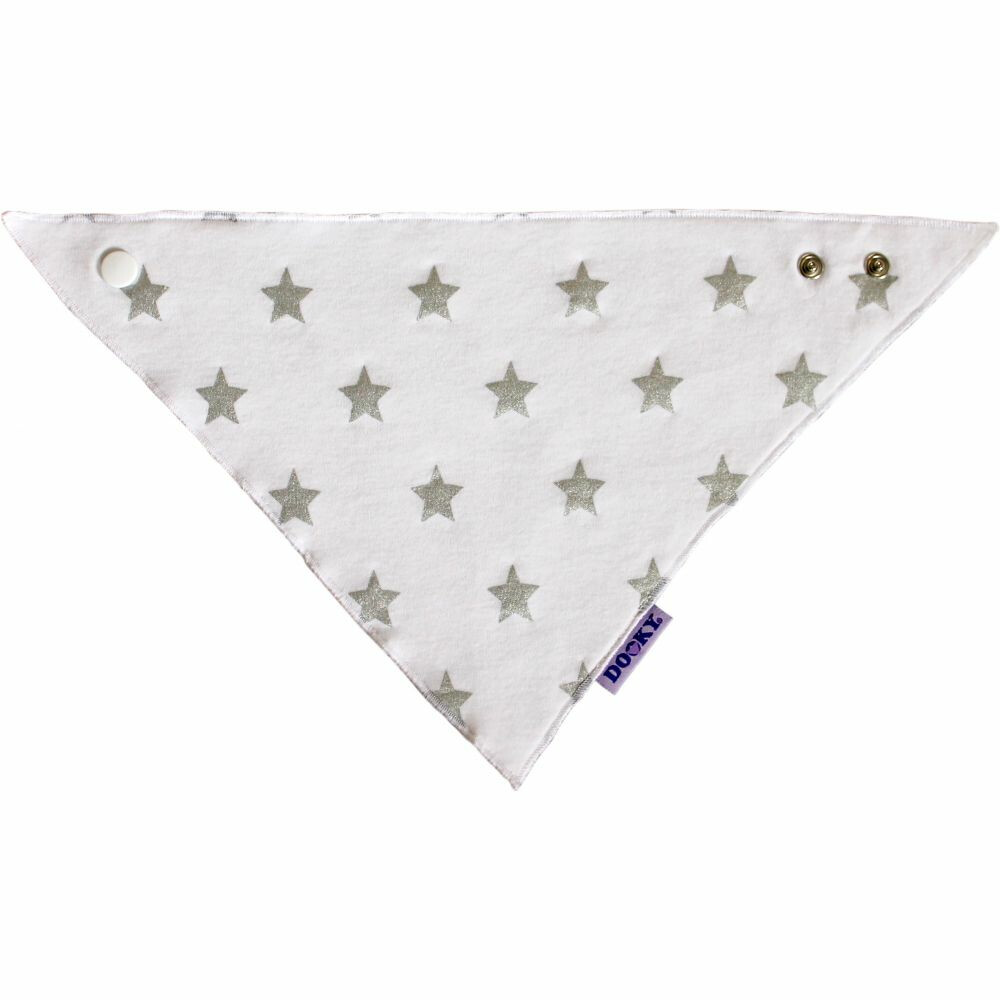 Dooky Dribble Bib slabbetje Silver Star