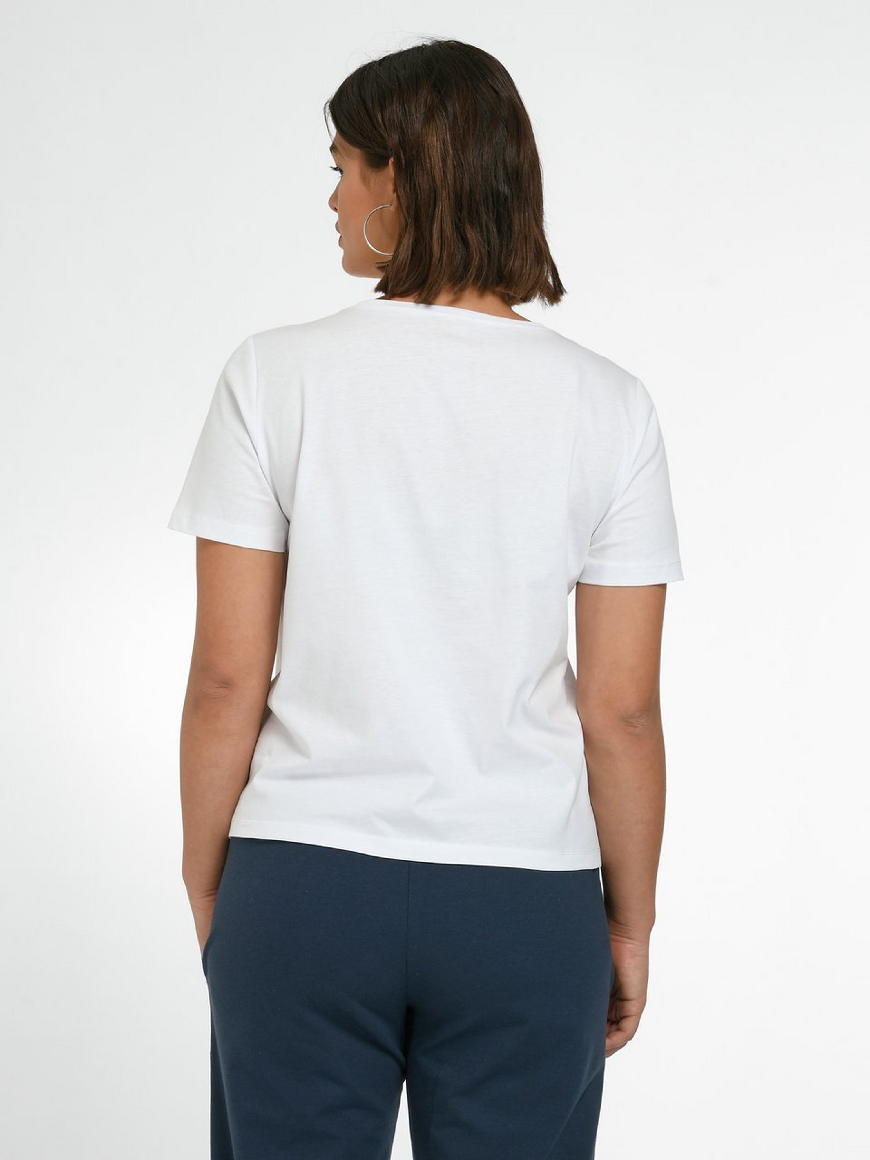 Rundhals-Shirt mit 1/2-Arm