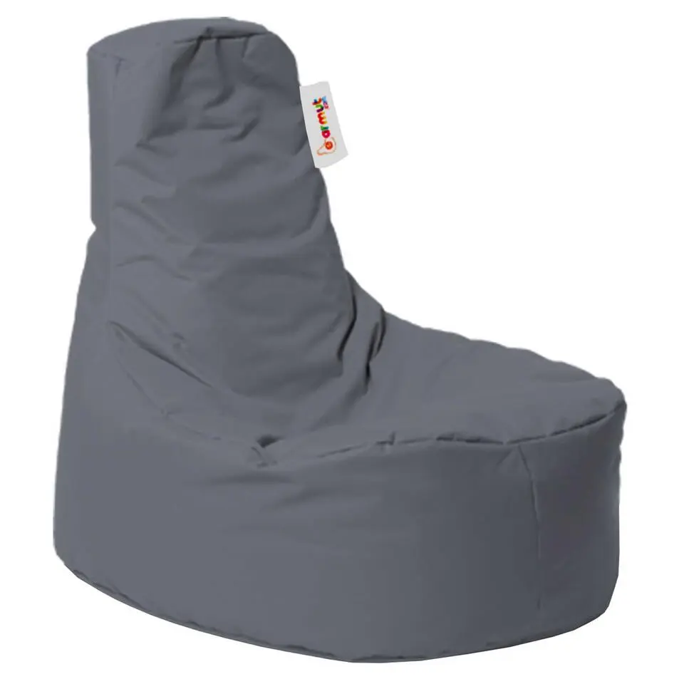 Emob Tuin Zitzak van Atelier Del Sofa - Waterdicht, Hoge Dichtheid, Donkergrijs