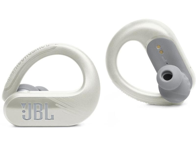 JBL Wireless In-Ear-Kopfhörer Endurance Peak 3 Weiss Staub- und spritzwassergeschützte True Wireless Aktiv-Kopfhörer