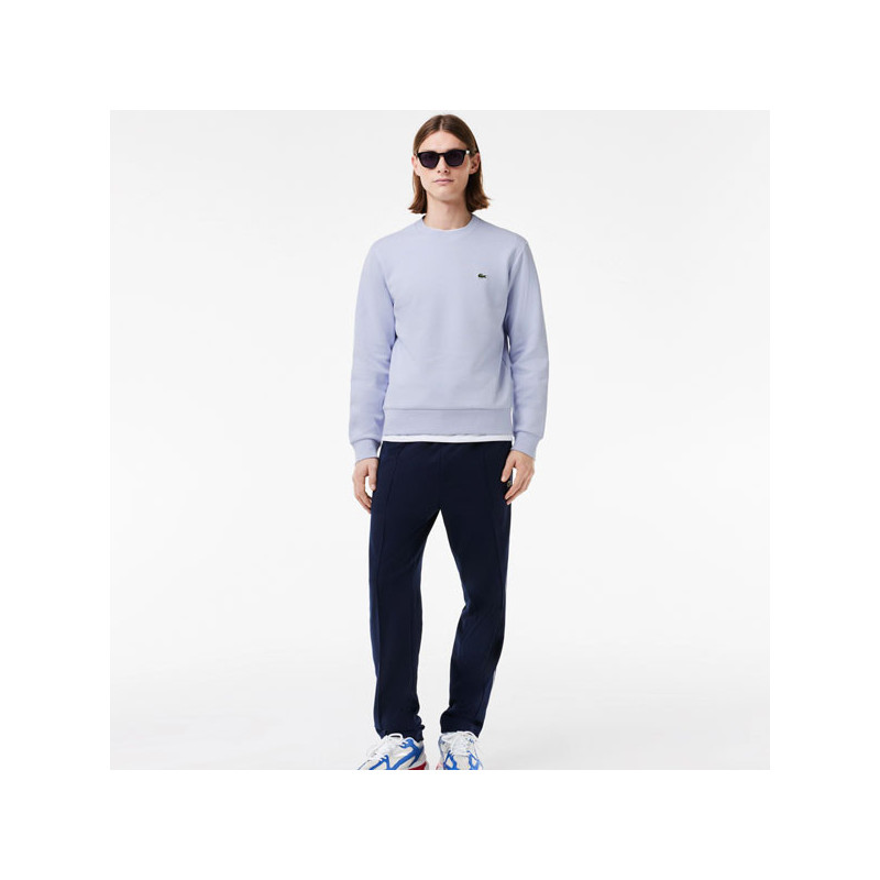 Sweat Lacoste Sport bleu ciel coton bio