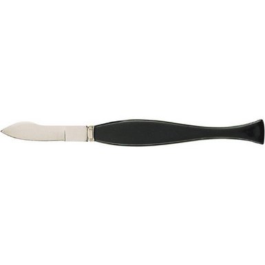 Grattoir à virole, 176 mm, manche en plastique noir