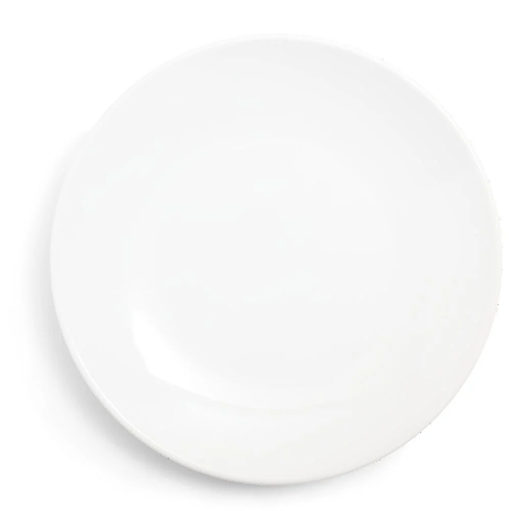 Assiette plate Madrid faïence blanc Ø20cm