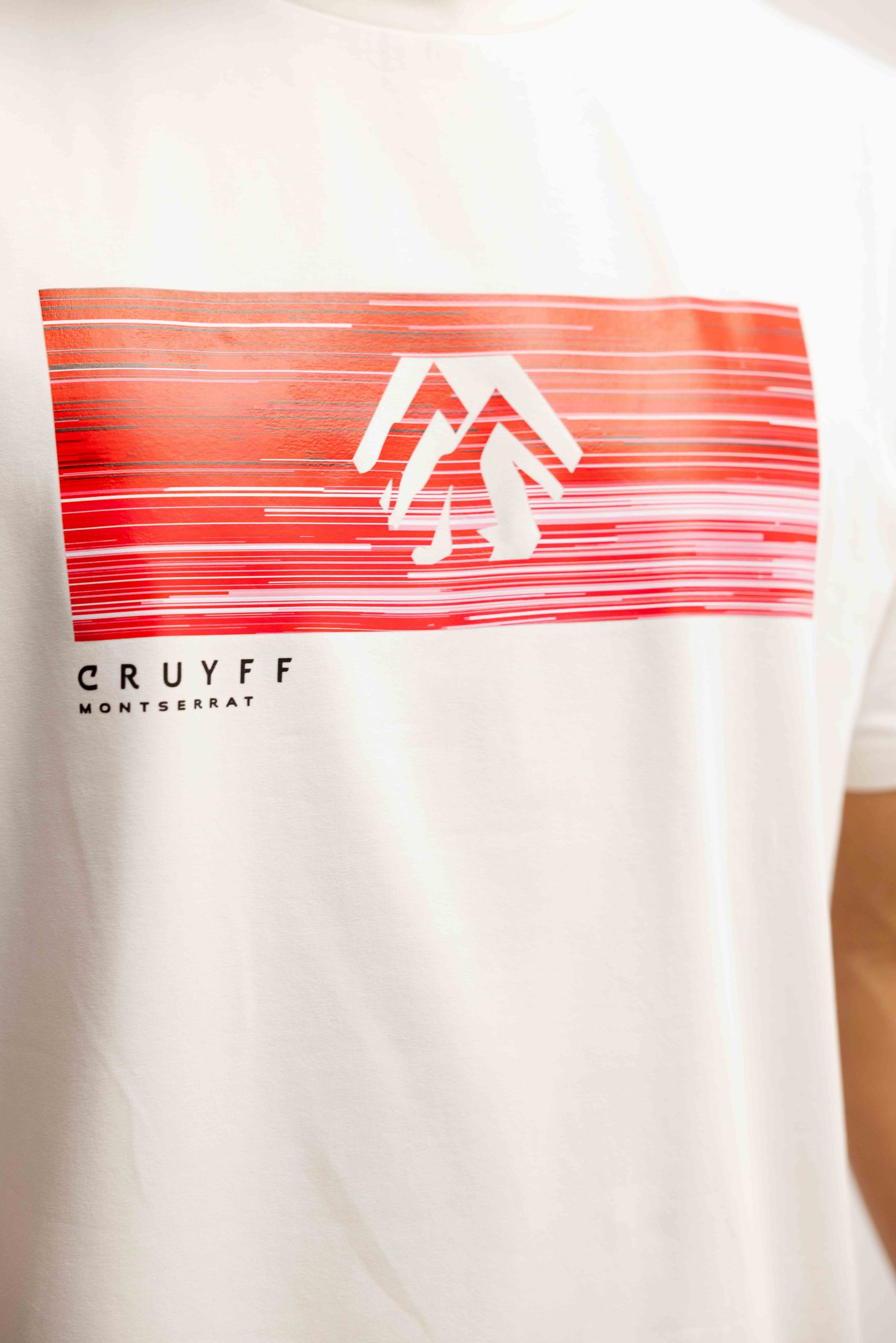 Cruyff Prima T-Shirt Heren Gebroken Wit