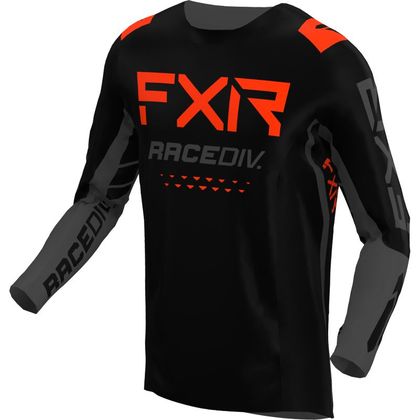 Maillot cross FXR PODIUM OFF-ROAD BLACK/CHAR/NUKE RED 2022 - Noir / Gris