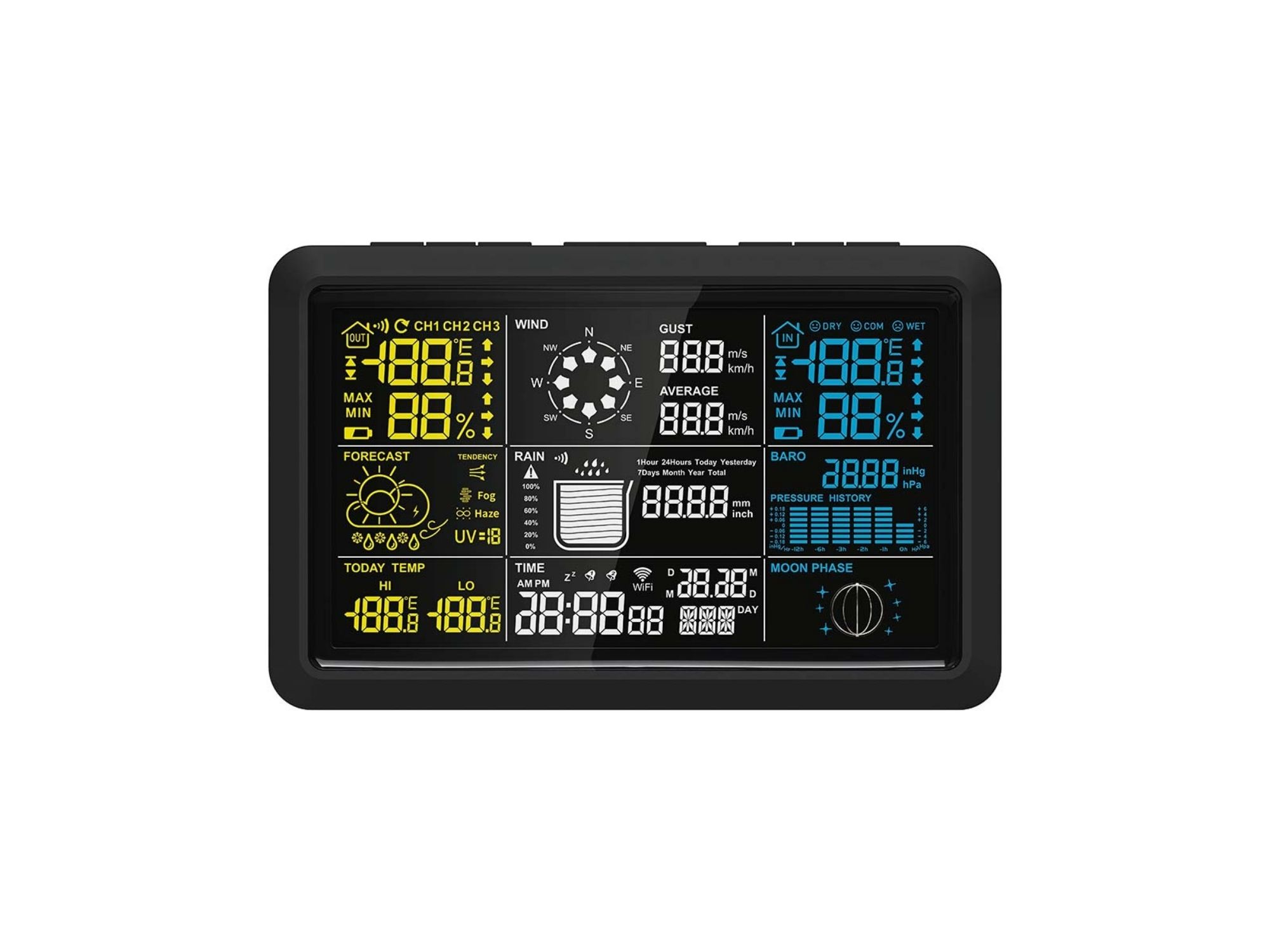 Alecto WS5100 weerstation - Grey/White