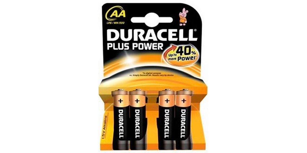 Duracell Batterie Plus Power AA , 4 Stück AA/LR6, 4 Stück