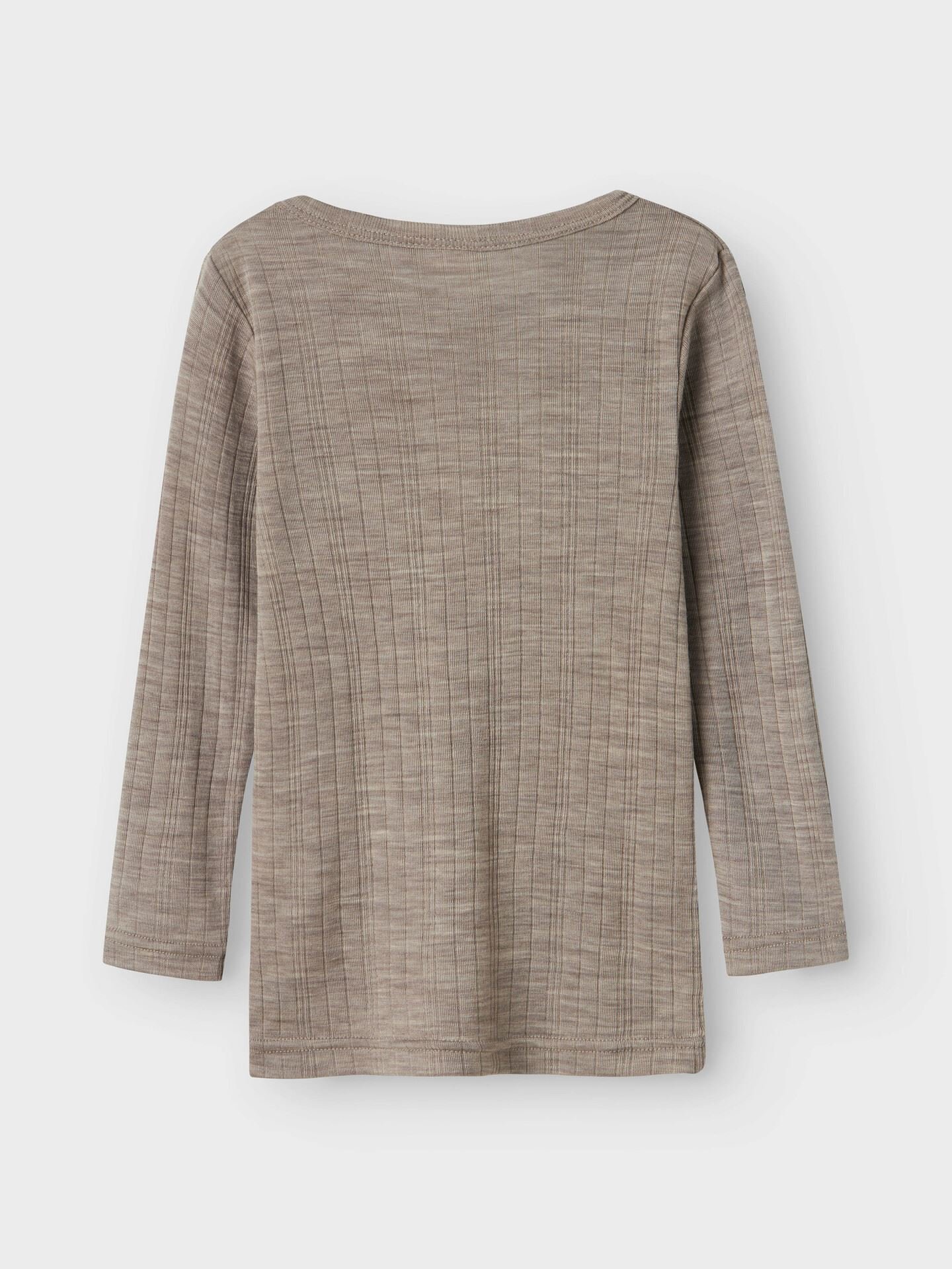 Wang Wool Needle Long Sleeve Top Solid
