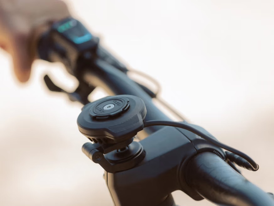 Stem Cap Mount Adjustable Universal Fahrrad Velo Vorbau Halterung Verstellbar mit Sicherungsverschluss (QLM-SCM-ADJ) - Schwarz