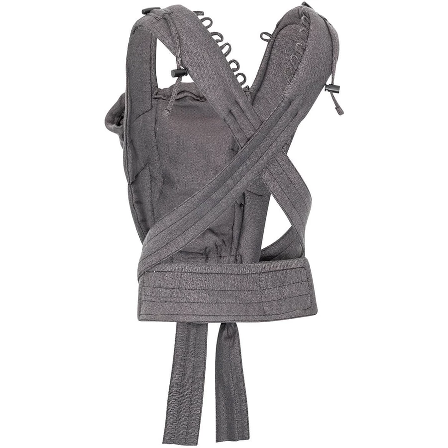 Hoppediz Babytrage Bondolino Plus Jacquard One Size London grau-schwarz