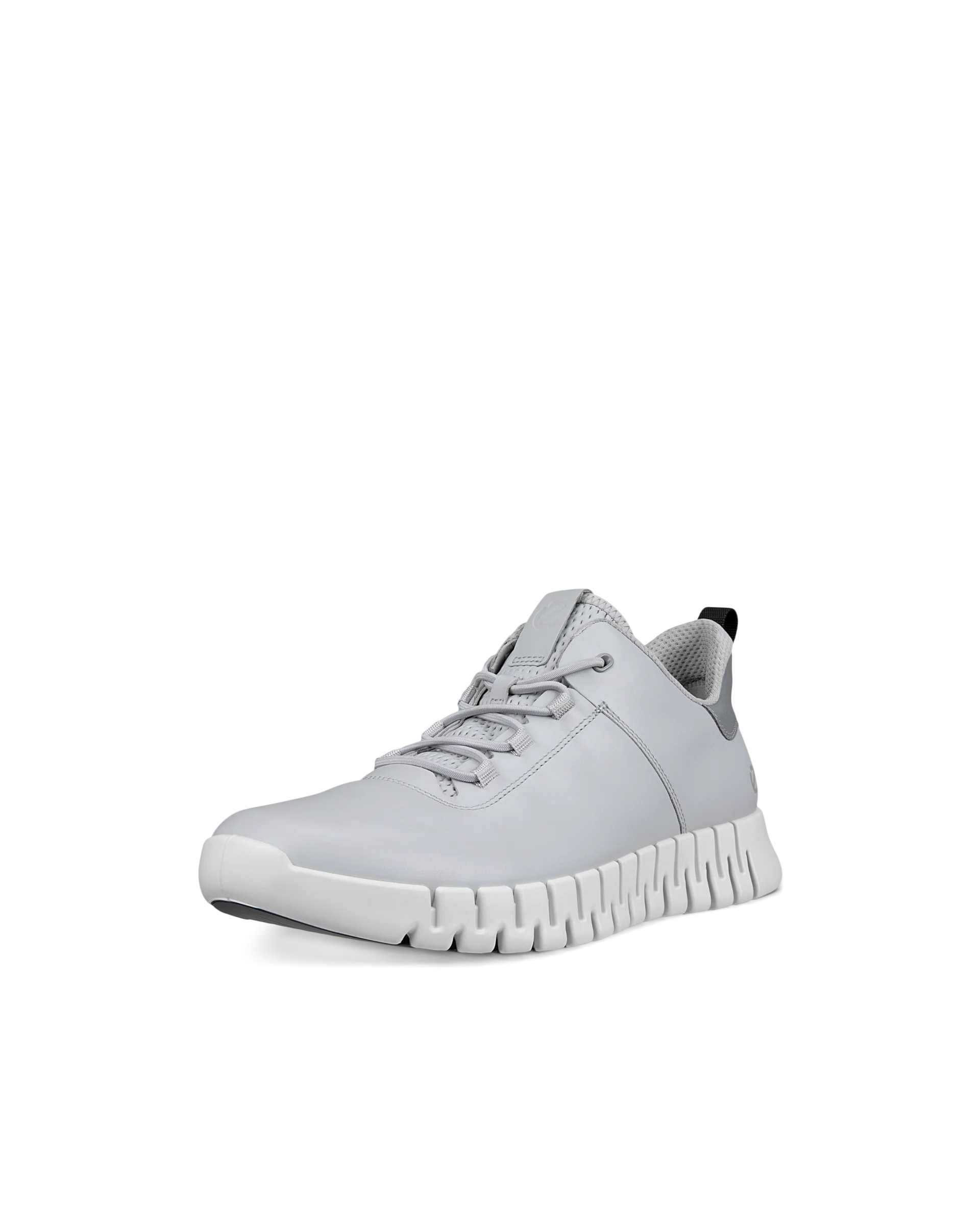ECCO GRUUV M Herren Ledersneaker Grau