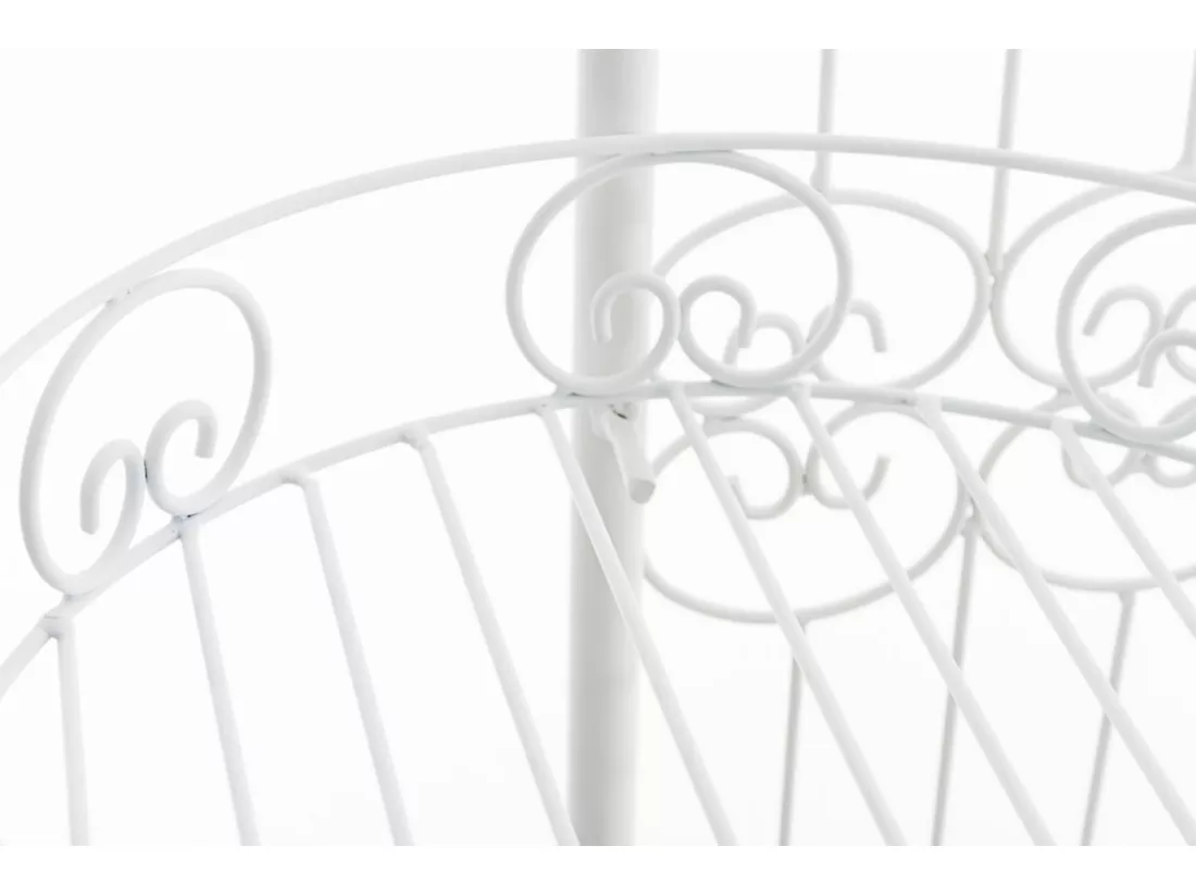 Arche à rosiers - Métal & Métal - Blanc - Alessia