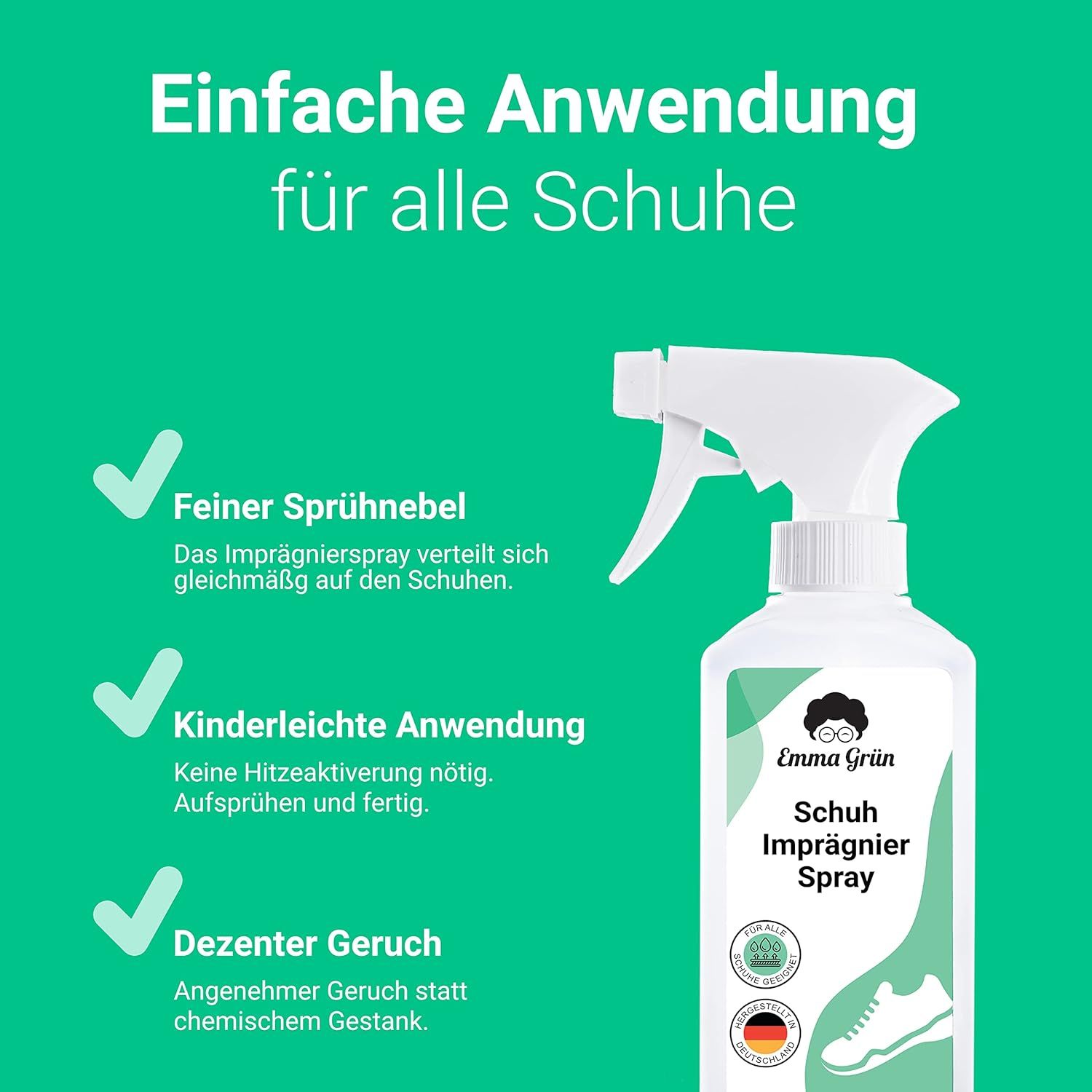Emma Grün® Imprägnierspray für Schuhe