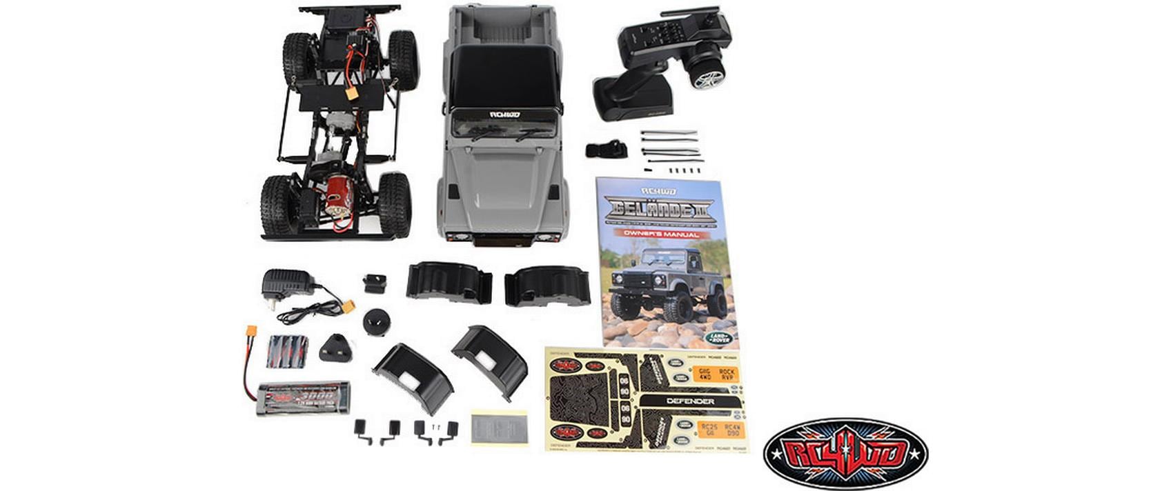 Gelande II D90 1:10 RTR<br>Gelande II mit offiziell lizensierter 2015 Land Rover Defender Karosserie
