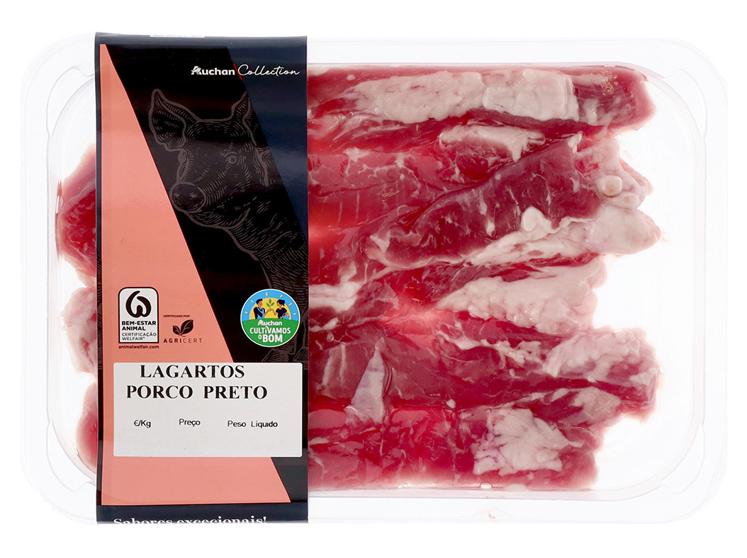LAGARTOS PORCO PRETO AUCHAN CULTIVAMOS O BOM 250GR