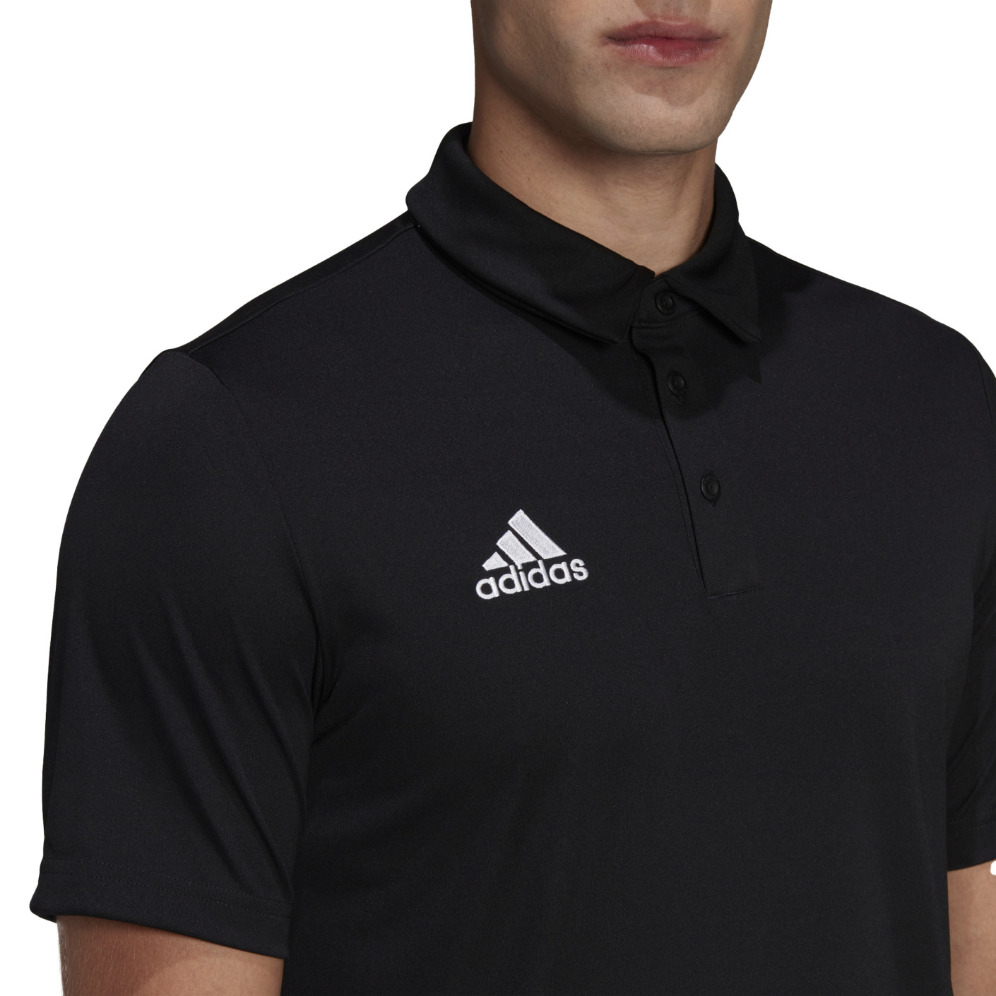 Adidas Entrada 22 Polo Zwart Wit