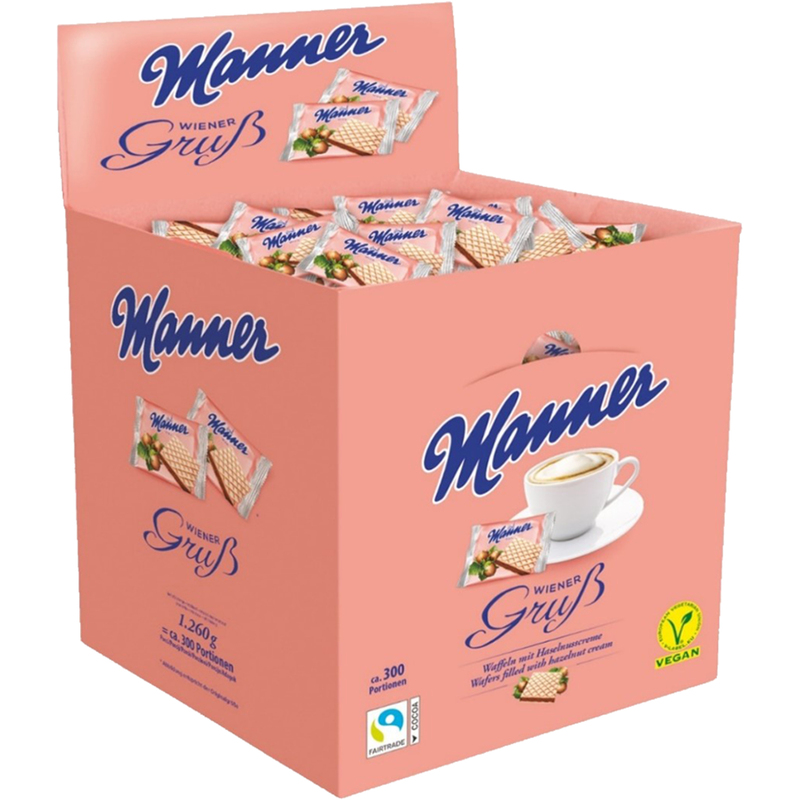 Manner Waffeln Wiener Gruss, 3.8 g, 300 Stück
