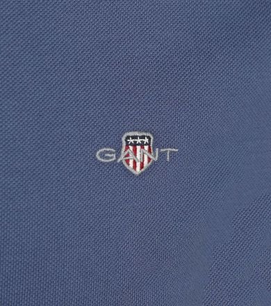 Gant Shield Piqué Poloshirt Dusty Navy 2210-401 kopen