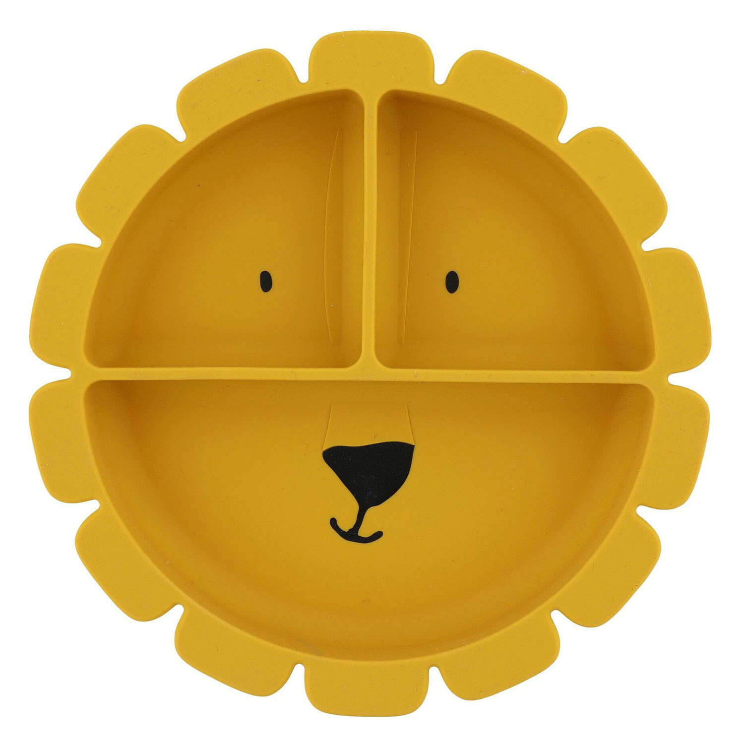 Trixie Siliconen Bord met Vakjes en Zuignap- Mr. Lion