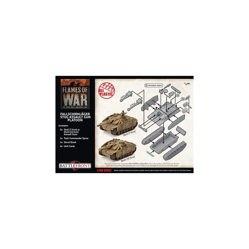 Flames of War - Fallschirmjager StuG Assault Gun Platoon