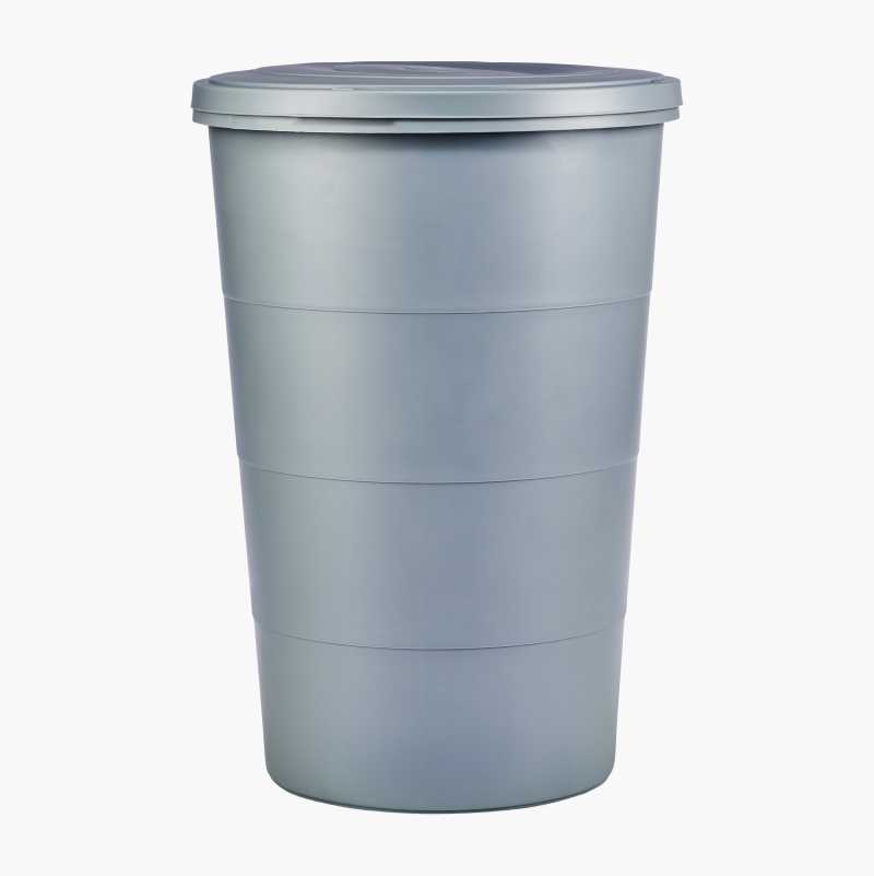 Regntønne med lokk, 160 l
