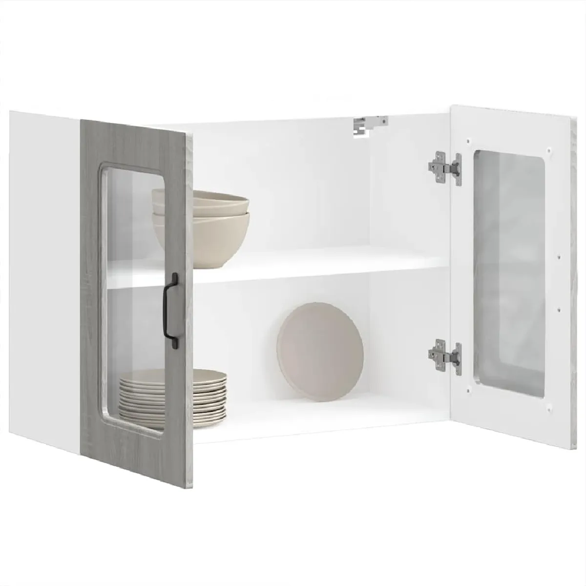 vidaXL Armoire murale cuisine Kalmar Sonoma Gris