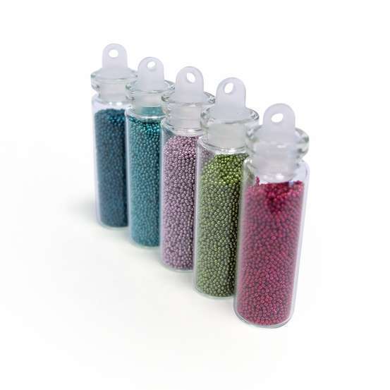 Assortiment 5 flacons microbilles brillantes n°1 5x20g