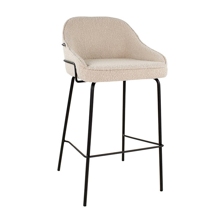 Barkruk - Sepp Beige| Comfortabel en stijlvol borrelen