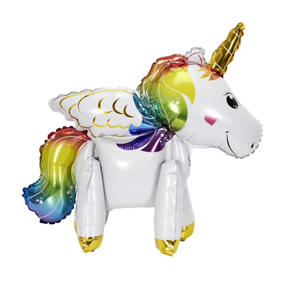 BALLON LICORNE 3D SUR PIEDS