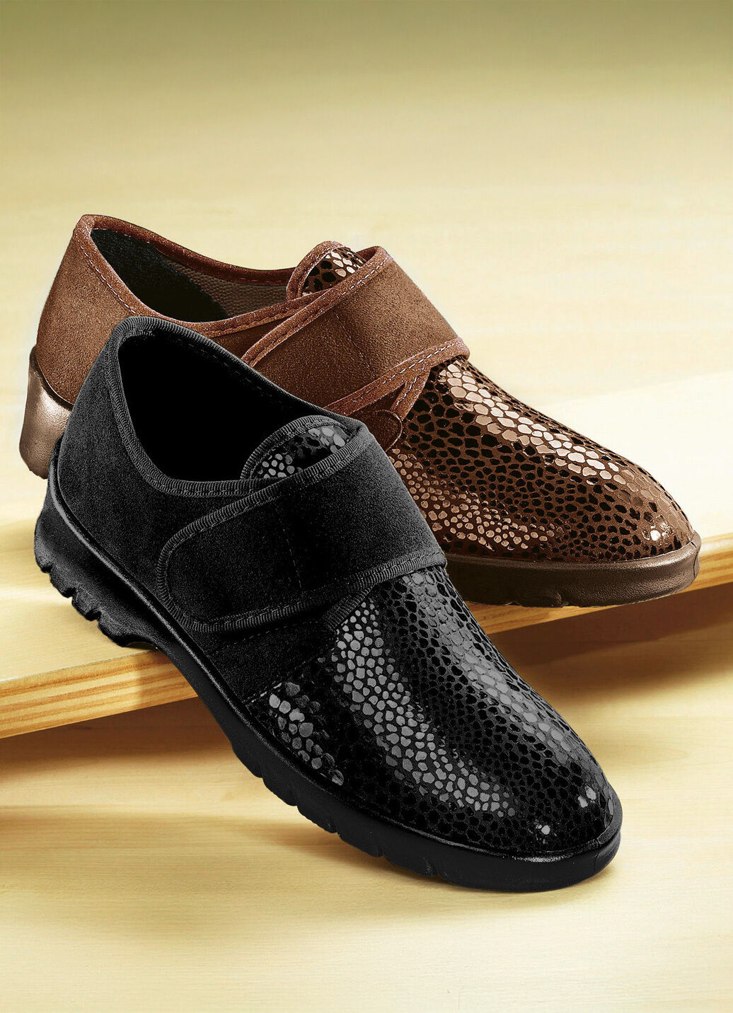Florett Damen Klett-Halbschuh in extraweiter Passform
