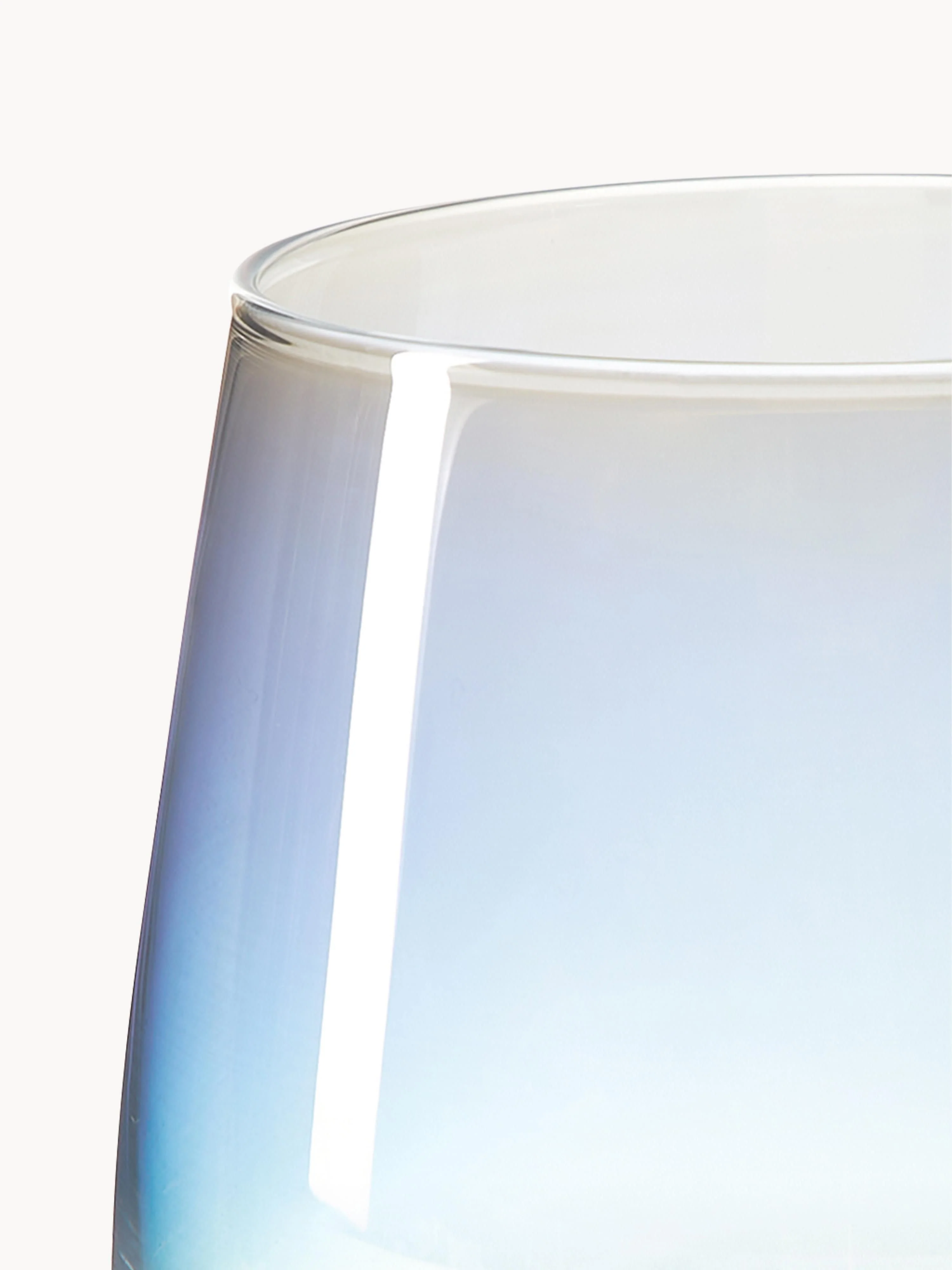 Mondgeblazen drinkglazen Ellery, Iriserend, 4-delig