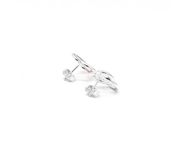 Unique And Co Sterling Rose Gold plate Stud Earrings