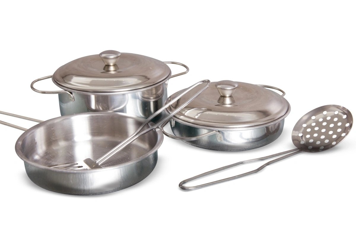 Edelstahltopf-Set, 7-teilig