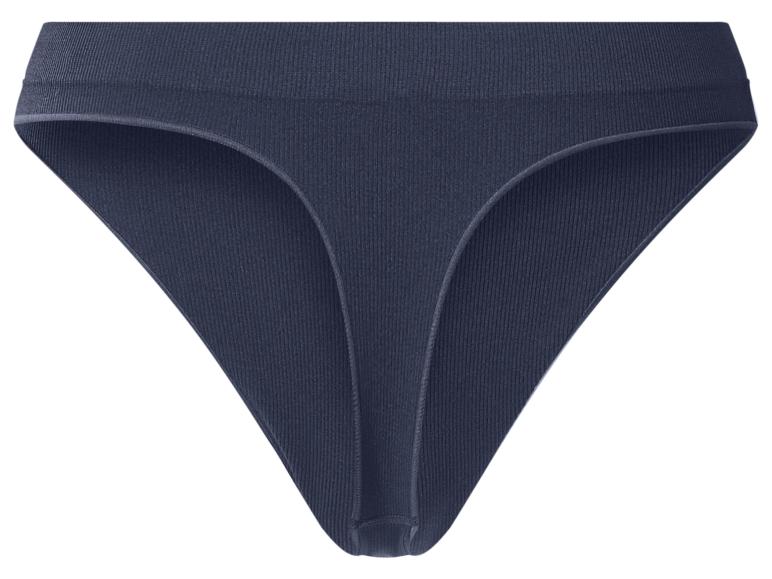 Set van 3 geribde dames strings