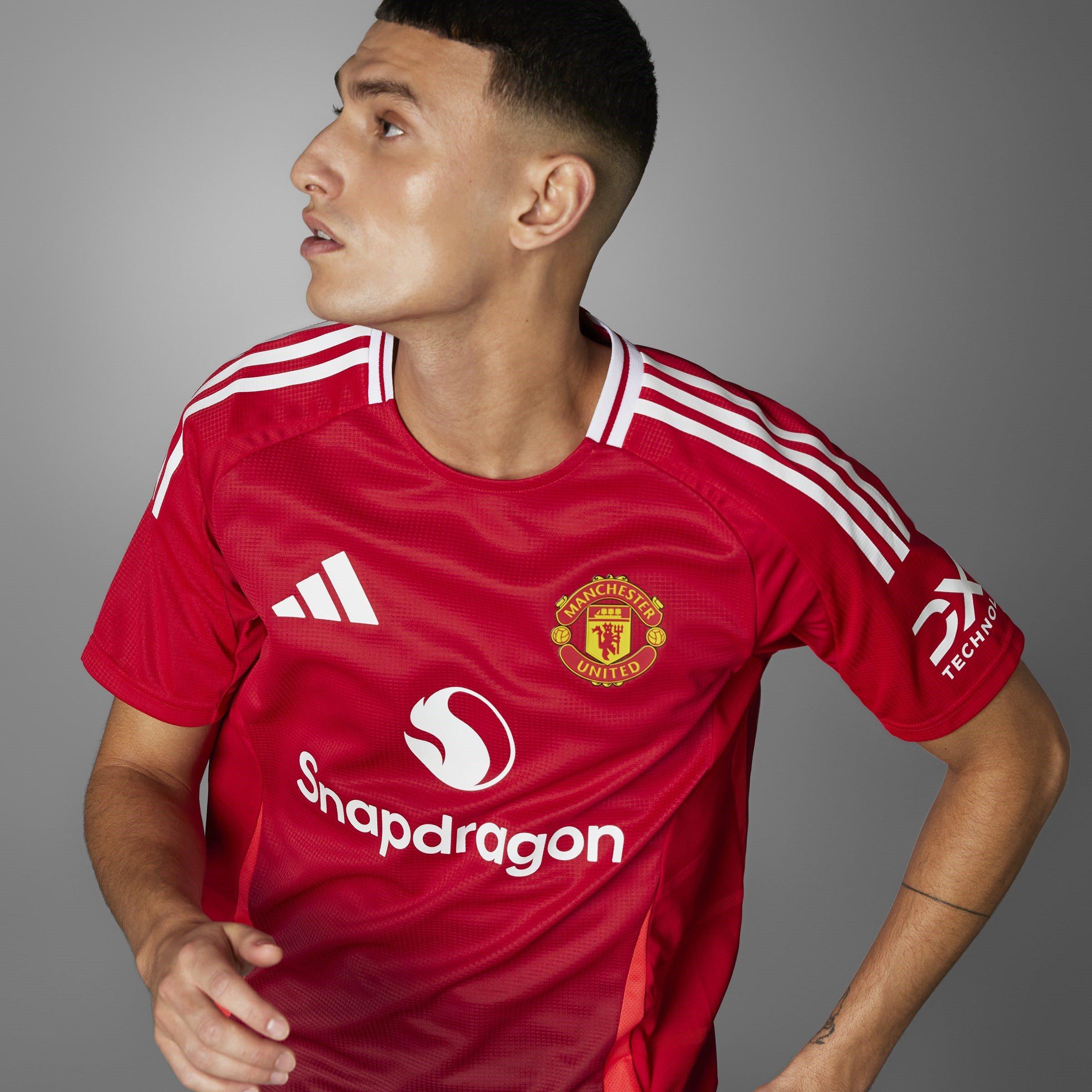 adidas Manchester United Authentic Home Shirt 2024 2025 Adults