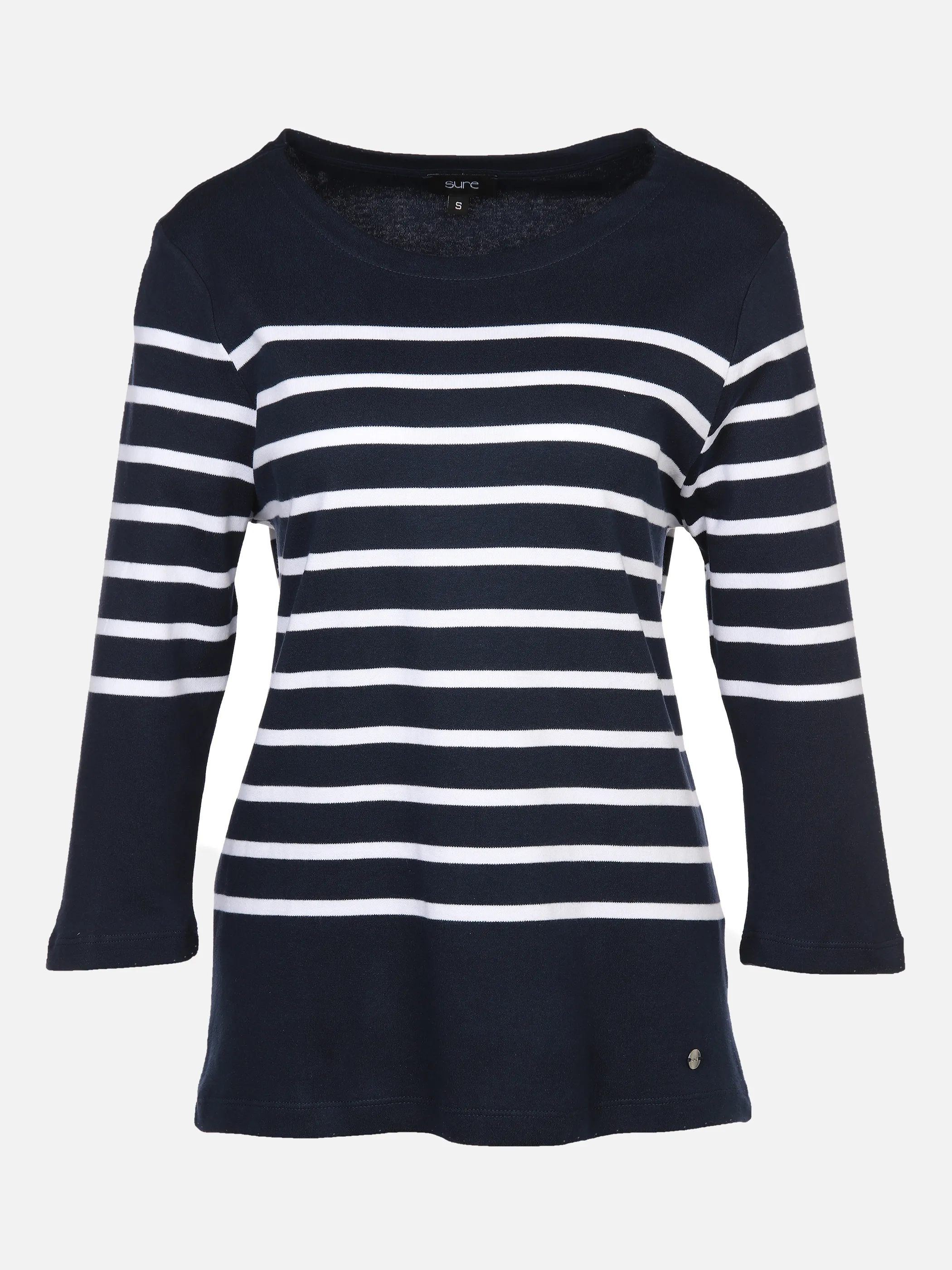 Damen Ringelshirt mit 3/4 Arm