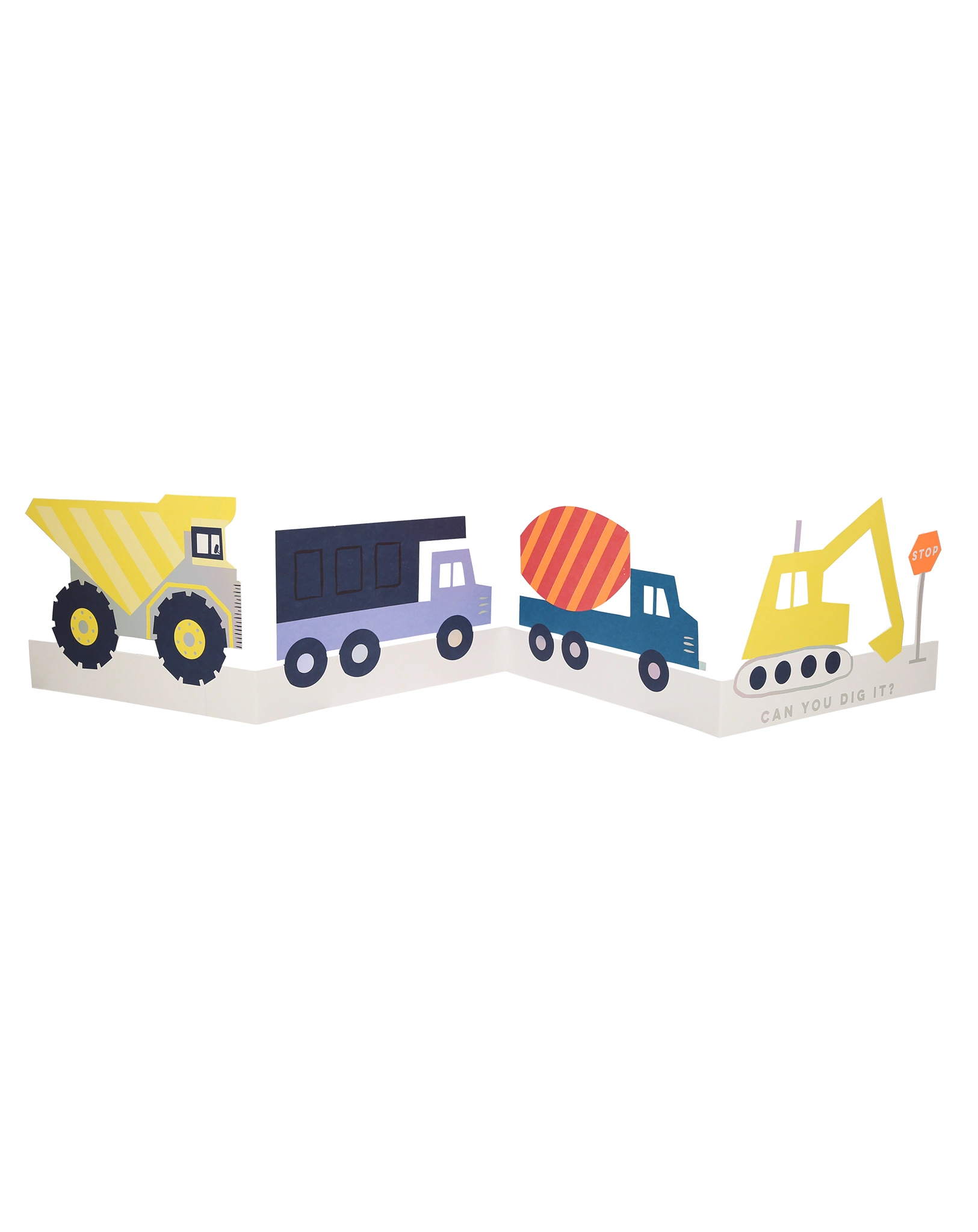 Geburtstagskarte CONSTRUCTION VEHICLES